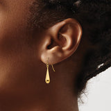14k Madi K Teardrop Dangle French Hook Earrings