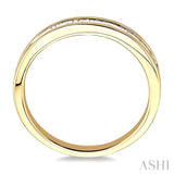 1/4 ctw Channel Set Baguette Cut Diamond Wedding Band in 14K Yellow Gold