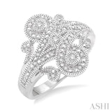 1/6 ctw Round Cut Diamond Fashion Ring in Sterling Silver