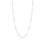 0.6 CTW Adjustable Station Necklace