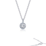 0.46 CTW Bezel-Set Necklace
