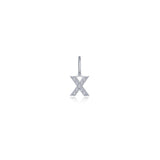 Letter X Charm Pendant