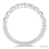 3/4 Ctw Round Cut Diamond Stack Band in 14K White Gold