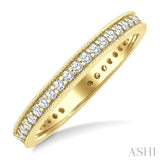 1/2 Ctw Round Cut Diamond Eternity Band in 14K Yellow Gold