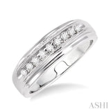 1/8 Ctw Round Cut Diamond Women's Ring in 14K White Gold