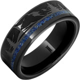 Black Diamond Ceramic™ Mountain Pine Lapis Ring