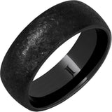 The Nightwatch Black Diamond Ceramic Hand Textured Ring