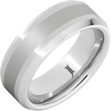 Serinium® Ring with Satin Finish Center