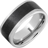 Stone Cubist - Serinium® and Black Diamond Ceramic Ring