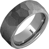 Rugged TungstenTM Chisel Sandblast Ring