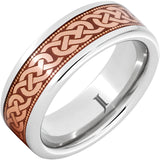 Serinium® Royal Copper Ring with Celtic Knot Design