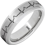 Heartbeat Serinium® Custom Engraved Ring