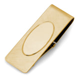 Gold Finish French Fold Two Tone Money Clip
