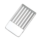 1 Sterling Silver Money Clip Engine-Turned End Signet