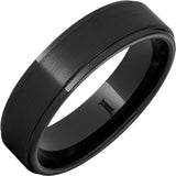 Satin Rogue - Black Diamond Ceramic Ring