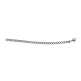 8.25 Stainless Steel Gun Metal IP Plated 4.5mm Curb Bracelet