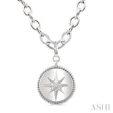 .05CTRDDM ROUND MEDALLION PD SL-G+CH*