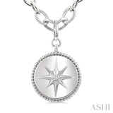 .05CTRDDM ROUND MEDALLION PD SL-G+CH*