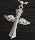 Winged Cross - Cremation Jewelry