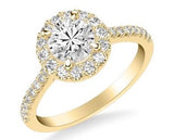 Classic Halo Engagement Ring