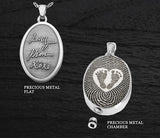 Personalized Jewelry - Oval Pendant