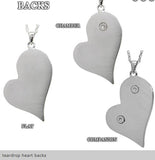 Personalized Jewelry Tear Drop Heart Pendant