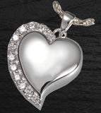 Shine Heart Pendant-Cremation Jewelry