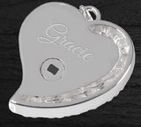 Shine Heart Pendant-Cremation Jewelry