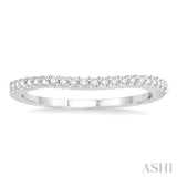 Diamond Curved Wedding Band