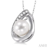 Pearl & Diamond Pendant