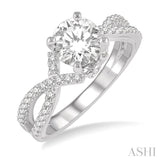 Semi-Mount Diamond Engagement Ring