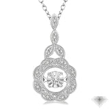 Silver Emotion Diamond Pendant
