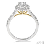 Oval Shape Lovebright Essential Diamond Ring