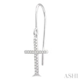 Cross Diamond Earrings