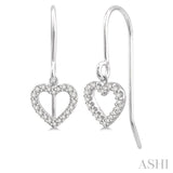 Heart Shape Diamond Fashion Earrings