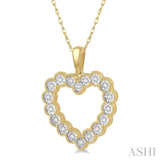 Heart Shape Diamond Pendant