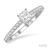 Semi-Mount Diamond Engagement Ring