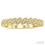 Stackable Light Weight Diamond Band