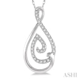 Diamond Drop Shape Fashion Pendant