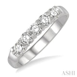 5  Stones Diamond Weeding Band