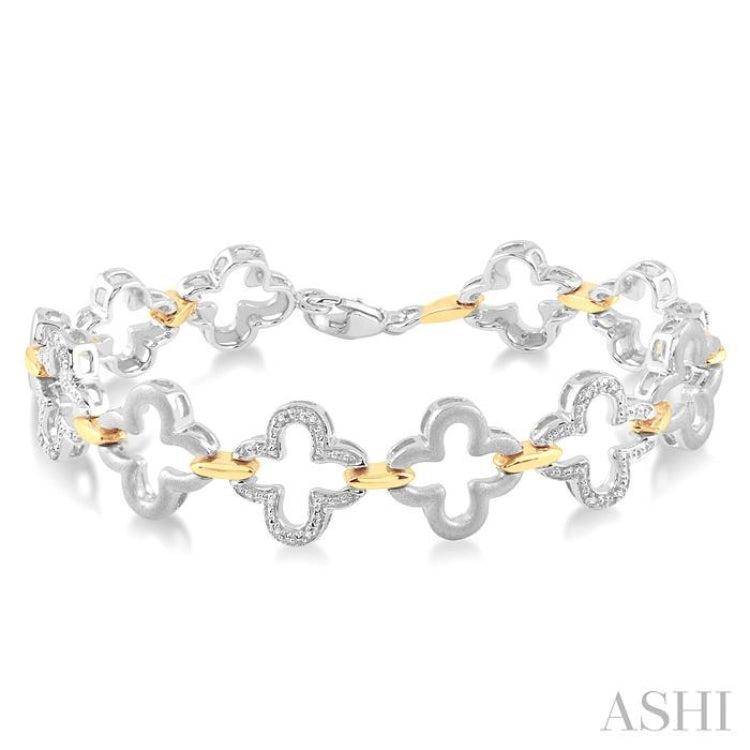 Silver Diamond Fashion Bracelet