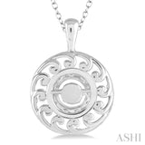 Silver Emotion Diamond Pendant