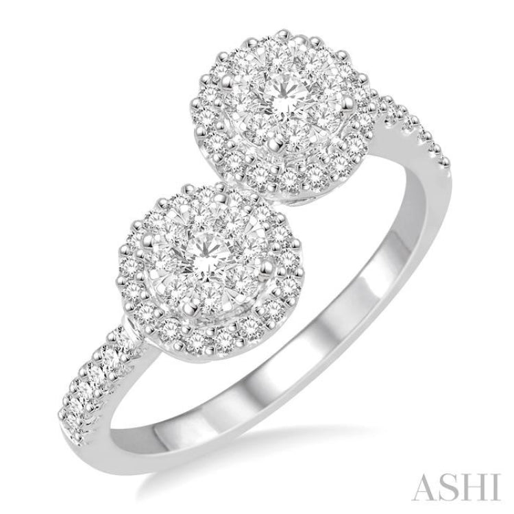 Lovebright 2 Stone Diamond Fashion Ring