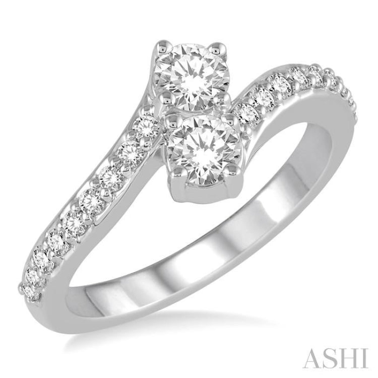 2 Stone Diamond Fashion Ring
