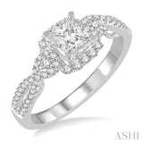 Semi-Mount Diamond Engagement Ring