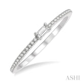 Stackable Light Weight Diamond Band