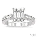 Fusion Diamond Engagement Ring