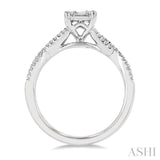 Fusion Diamond Engagement Ring