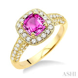 Gemstone & Diamond Ring