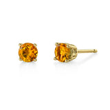 Citrine Stud Earrings